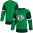 Nashville Predators Blank Mens Adidas 2020 St. Patricks Day Stitched NHL Jersey Green.jpg