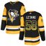 Adidas Pittsburgh Penguins #58 Kris Letang Black Home Authentic Drift Fashion Stitched NHL Jersey