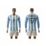 Argentina #17 Otamendi Home Long Sleeves Soccer Country Jersey