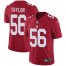 Nike New York Giants #56 Lawrence Taylor Red Alternate Mens Stitched NFL Vapor Untouchable Limited Jersey