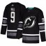 Adidas New Jersey Devils #9 Taylor Hall Black Authentic 2019 All-Star Stitched NHL Jersey