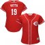 Cincinnati Reds #19 Joey Votto Red Alternate Womens Stitched MLB Jersey