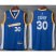 Golden State Warriors #30 Stephen Curry Royal Stretch Crossover Stitched NBA Jersey