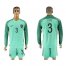 Portugal #3 Pepe Away Long Sleeves Soccer Country Jersey