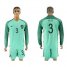 Portugal #3 Pepe Away Long Sleeves Soccer Country Jersey