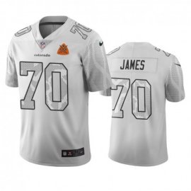 Denver Broncos #70 JaWuan James White Vapor Limited City Edition NFL Jersey