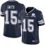 Nike Dallas Cowboys #15 Devin Smith Navy Blue Team Color Mens Stitched With Established In 1960 Patch NFL Vapor Untouchable Limited Jersey