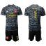 Arsenal #1 Leno Black Goalkeeper Soccer Club Jersey