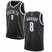 Mens Nike Brooklyn Nets #8 Spencer Dinwiddie Black NBA Swingman Icon Edition Jersey