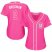 Houston Astros #2 Alex Bregman Pink Fashion Womens Stitched MLB Jersey
