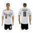 Germany #8 Gundogan White Home Soccer Country Jersey