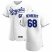 Kansas City Royals #68 Jake Newberry Mens Nike White Home 2020 Authentic Player MLB Jersey