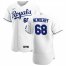 Kansas City Royals #68 Jake Newberry Mens Nike White Home 2020 Authentic Player MLB Jersey