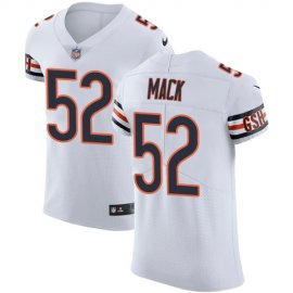 Nike Chicago Bears #52 Khalil Mack White Mens Stitched NFL Vapor Untouchable Elite Jersey