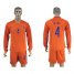 Holland #4 Blind Home Long Sleeves Soccer Country Jersey