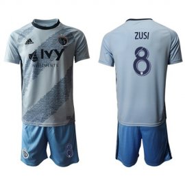 Sporting Kansas City #8 Zusi Home Soccer Club Jersey