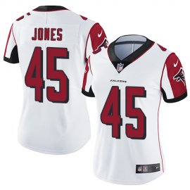 Nike Atlanta Falcons #45 Deion Jones White Womens Stitched NFL Vapor Untouchable Limited Jersey