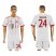 Bayern Munchen #24 Tolisso Sec Away Soccer Club Jersey