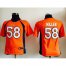 Nike Denver Broncos #58 Von Miller Orange Team Color Youth Stitched NFL Elite Jersey