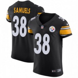 Nike Pittsburgh Steelers #38 Jaylen Samuels Black Team Color Mens Stitched NFL Vapor Untouchable Elite Jersey