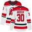 Adidas New Jersey Devils #30 Martin Brodeur White Alternate Authentic Womens Stitched NHL Jersey