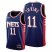 Brooklyn Brooklyn Nets #11 Kyrie Irving Womens 2021-22 City Edition Throwback 90s Wordmark Navy NBA Jersey Womens