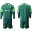 Dortmund Blank Army Green Goalkeeper Long Sleeves Soccer Club Jersey