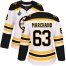 Adidas Boston Bruins #63 Brad Marchand White Road Authentic Stanley Cup Final Bound Womens Stitched NHL Jersey