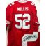 Nike San Francisco 49ers #52 Patrick Willis Red Team Color Mens Stitched NFL Elite Autographed Jersey