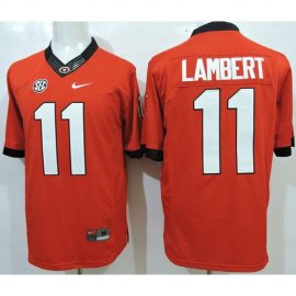 Georgia Bulldogs #11 Greyson Lambert Red Limited Stitched NCAA Jersey