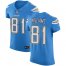 Nike Los Angeles Chargers #81 Mike Williams Electric Blue Alternate Mens Stitched NFL Vapor Untouchable Elite Jersey