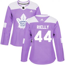 Adidas Toronto Maple Leafs #44 Morgan Rielly Purple Authentic Fights Cancer Womens Stitched NHL Jersey