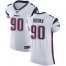 Nike New England Patriots #90 Malcom Brown White Mens Stitched NFL Vapor Untouchable Elite Jersey