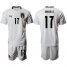 Italy #17 Immobile Away Soccer Country Jersey