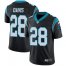 Nike Carolina Panthers #28 Mike Davis Black Team Color Mens Stitched NFL Vapor Untouchable Limited Jersey
