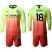 Manchester City #18 Delph Third Long Sleeves Soccer Club Jersey