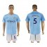 Manchester City #5 Zabaleta Home Soccer Club Jersey