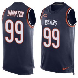 Nike Chicago Bears #99 Dan Hampton Navy Blue Team Color Mens Stitched NFL Limited Tank Top Jersey