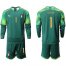 Italy #1 Buffon Army Green Long Sleeves Goalkeeper Soccer Country Jersey