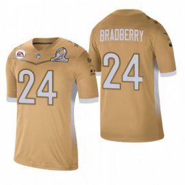 New York New York Giants #24 James Bradberry 2021 NFC Pro Bowl Game Gold NFL Jersey