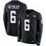 Nike Jacksonville Jaguars #6 Cody Kessler Black Team Color Mens Stitched NFL Limited Therma Long Sleeve Jersey