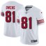 Nike San Francisco 49ers #81 Terrell Owens White Rush Mens Stitched NFL Vapor Untouchable Limited Jersey