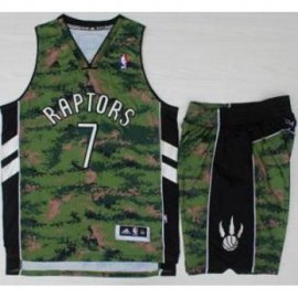 Toronto Raptors #7 Kyle Lowry Special Canadian Forces Fourth Jersey Suits
