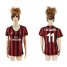 Womens AC Milan #11 L.Ocampos Home Soccer Club Jersey