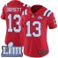 Nike New England Patriots #13 Phillip Dorsett Red Alternate Super Bowl LIII Bound Womens Stitched NFL Vapor Untouchable Limited Jersey