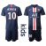 Paris Saint Germain #10 Neymar Jr Home Kid Soccer Club Jersey