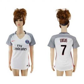 Womens Paris Saint-Germain #7 Lucas Sec Away Soccer Club Jersey
