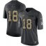 Nike Washington Football Team #18 Josh Doctson Black Mens Stitched NFL Limited 2016 Salute to Service Jersey