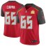 Nike Tampa Bay Buccaneers #65 Alex Cappa Red Team Color Mens Super Bowl LV Champions Patch NFL Vapor Untouchable Limited Jersey