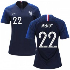 Womens France #22 Mendy Home Soccer Country Jersey
